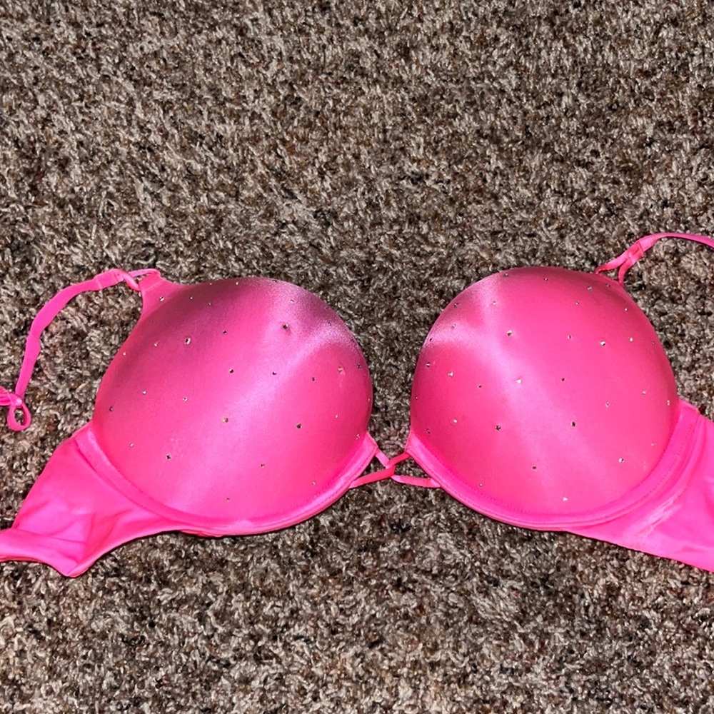 Pink Sparkly Bombshell bra